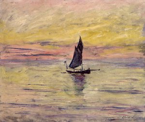 Seilbåten, kveldseffekt, 1885